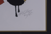 松本零士 直筆サイン入り版画「銀河鉄道999／メーテルと鉄郎」（松本