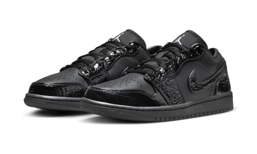 国内 2024年 8/1 発売】NIKE W AIR JORDAN 1 LOW “Black Croc” (ナイキ