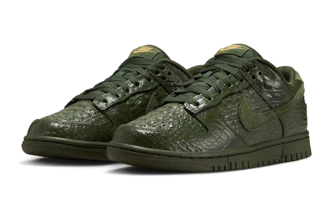 2025年 秋 発売予定】NIKE W DUNK LOW SS “Crocodile/Carbon Green