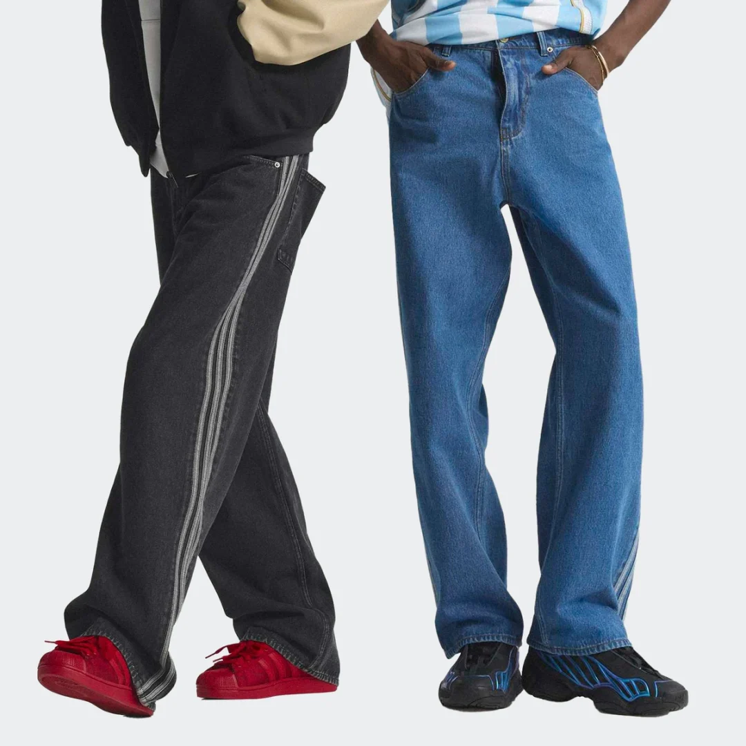 アディダス アディカラー デニム 2026 SS」から3ストライプをあしらっ