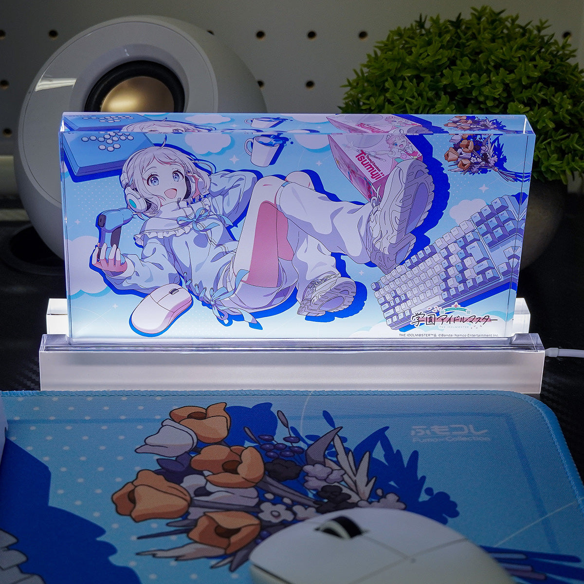 ふもコレ × 学園アイドルマスター LEDスタンド付きアクリルブロック