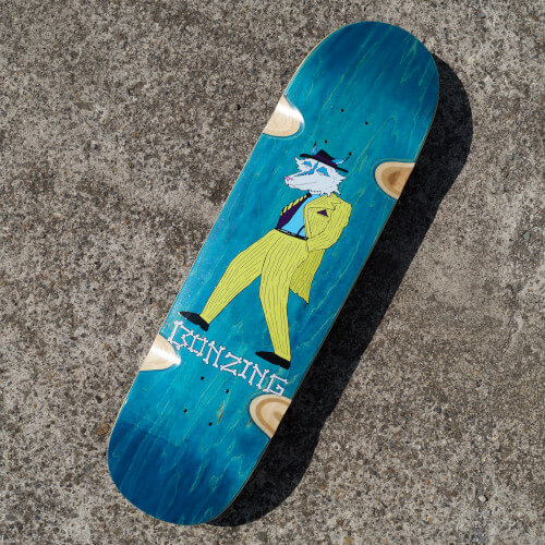 ボンジングスケートボード ビッグドッグ ブルー 9.1'' / Bonzing Big