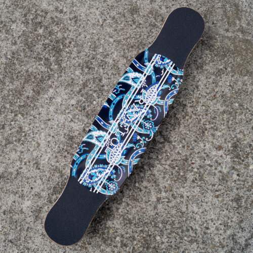 トラベロールロングボード フラワーブルー44フリースタイル / Travelol