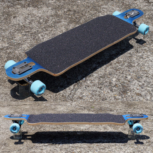 フリーライドダウンヒルロングスケートボード ディーモンシーズ