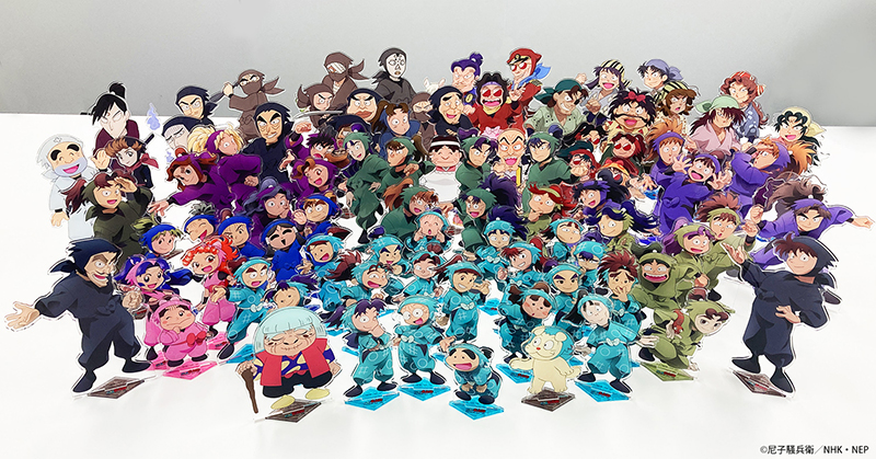 忍たま乱太郎』アクリルスタンド全86種の再受注販売がスタート