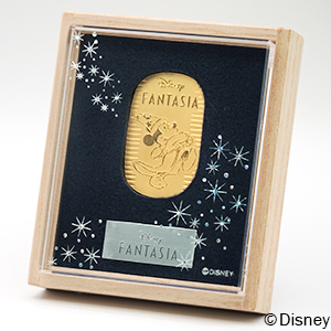 ナガホリ ディズニー ファンタジア純金・純プラチナ小判 ジュエリー
