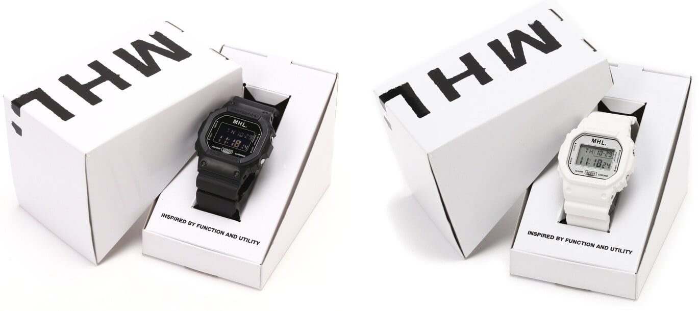 MHL x G-Shock DW-5600 Black & White Pair - G-Central G-Shock Fan Site