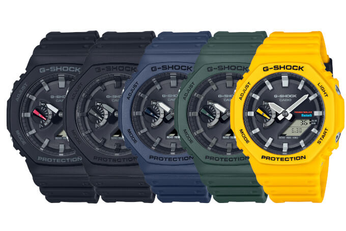 G-Shock GA-B2100 with Tough Solar power and Bluetooth link - G