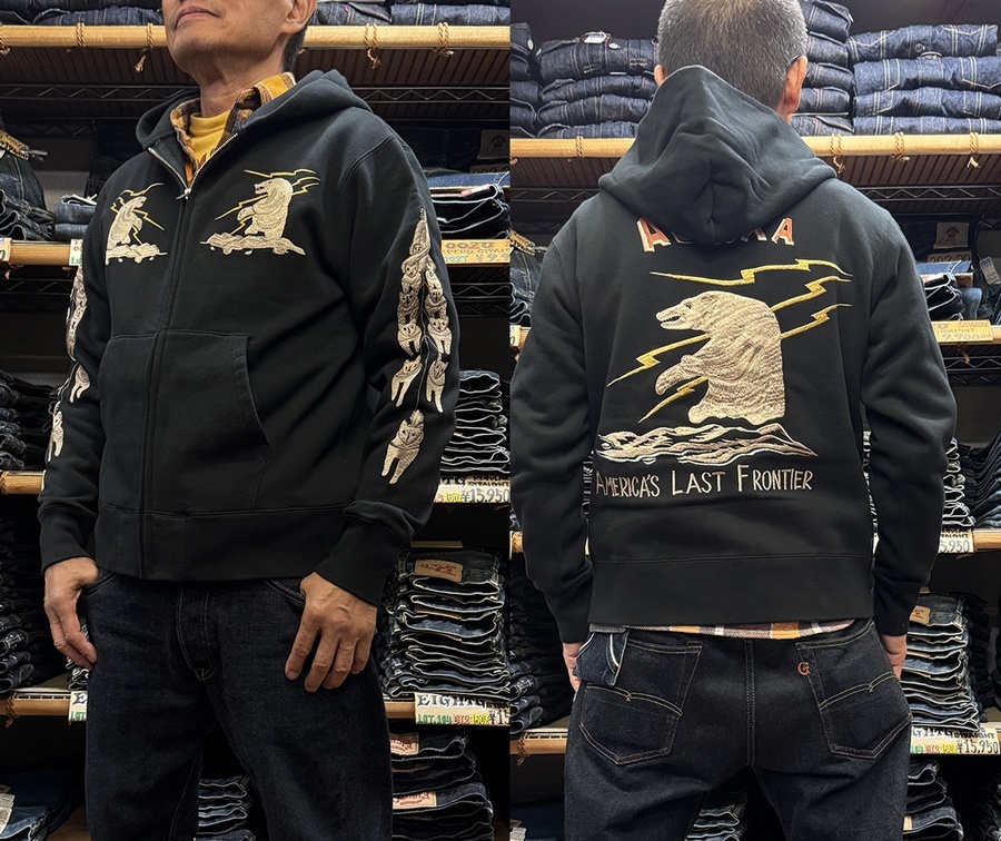 テーラー東洋 SUKA ZIP PARKA EMBROIDERED “ALASKA”TT69652 - Gパン屋