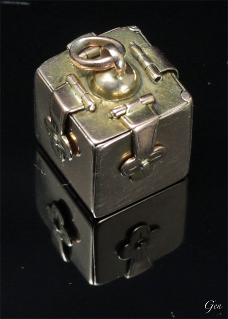 マソニックキューブ ペンダント フリーメーソン アンティークジュエリー