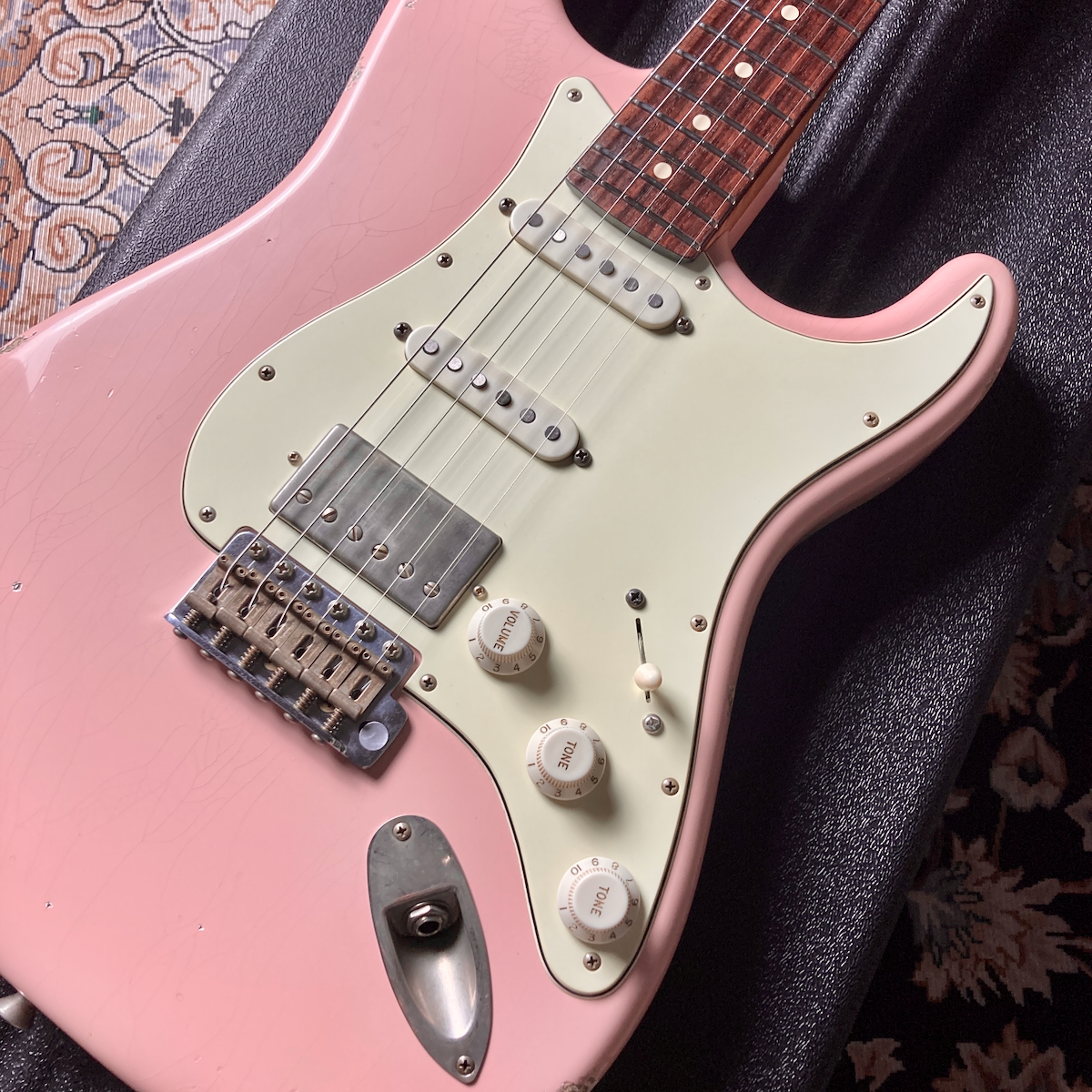 ギター XOTIC XCS-2 shell pink medium Aged Xotic California Classic