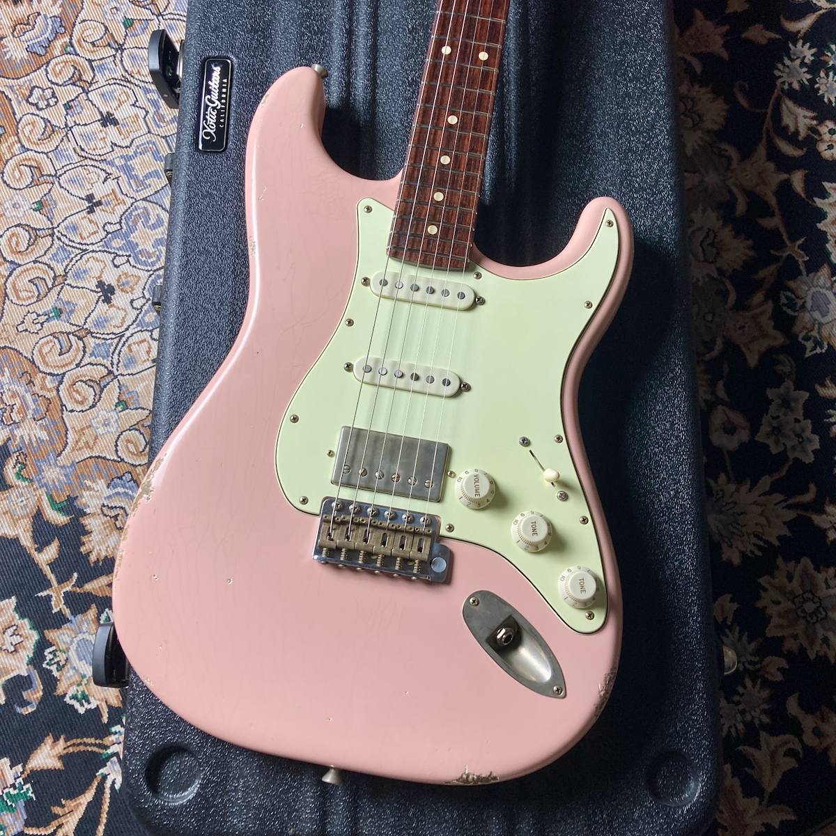 在庫情報/Xotic XSC-2 / Alder / Rose FB 9.5R /Shell Pink /Med Aged
