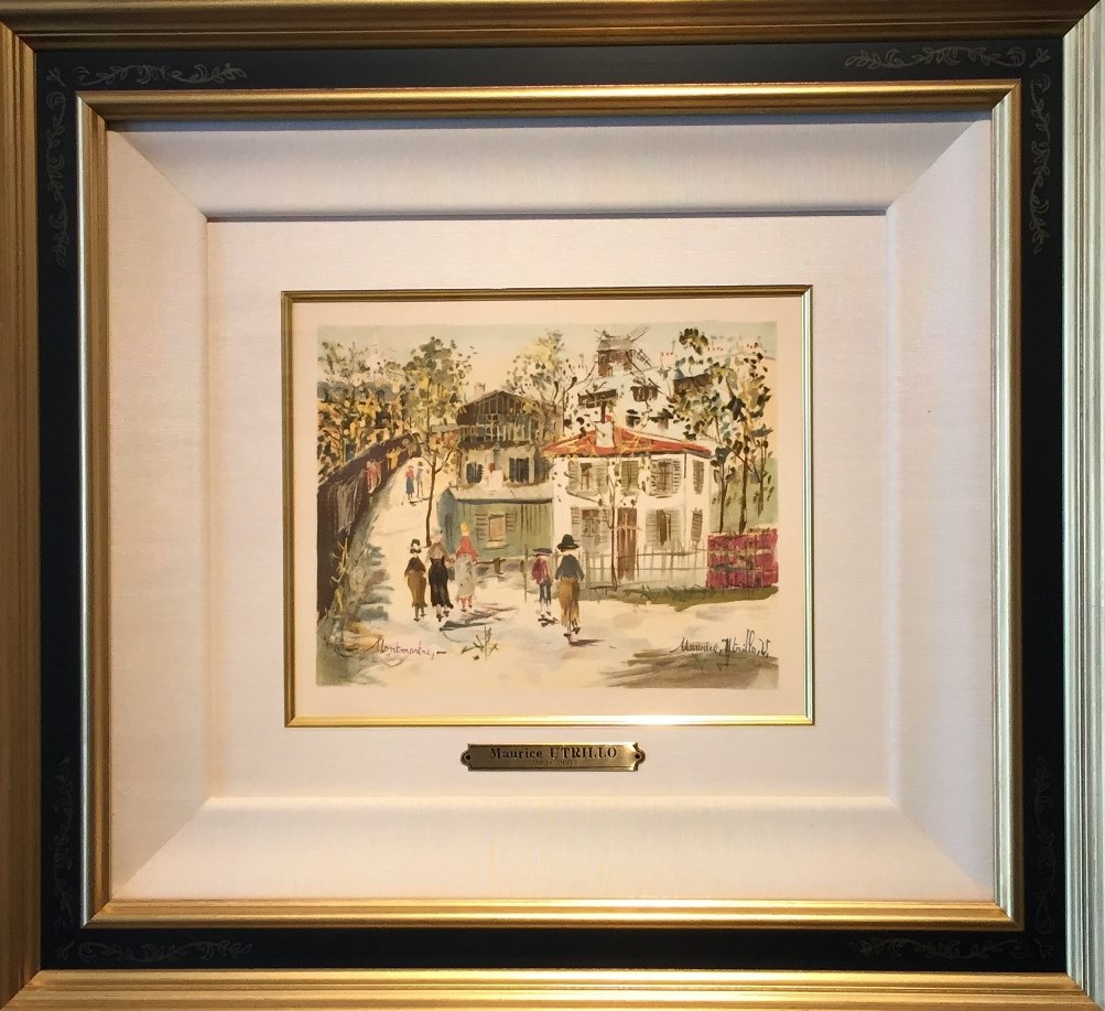 ユトリロ『モンマルトルの灌木』 - ギャラリーシーズ