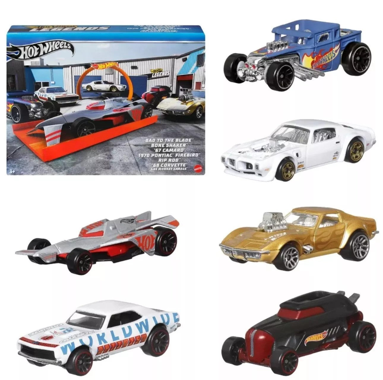 Hot Wheels 2024 - Theme Multipack / Legends Tour - Bad to the