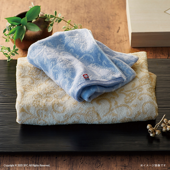 今治きらら 木箱入り ハンドタオル2Pセット No.20｜特選ギフト