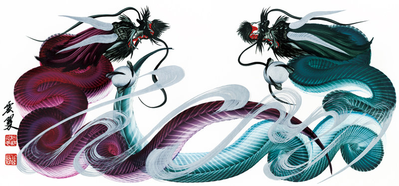 作品一覧｜一筆龍 晄秋家