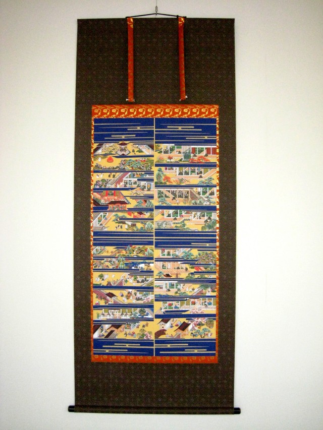 掛け軸 親鸞聖人御絵伝◇佐々将吉（特殊工芸作品・新品）