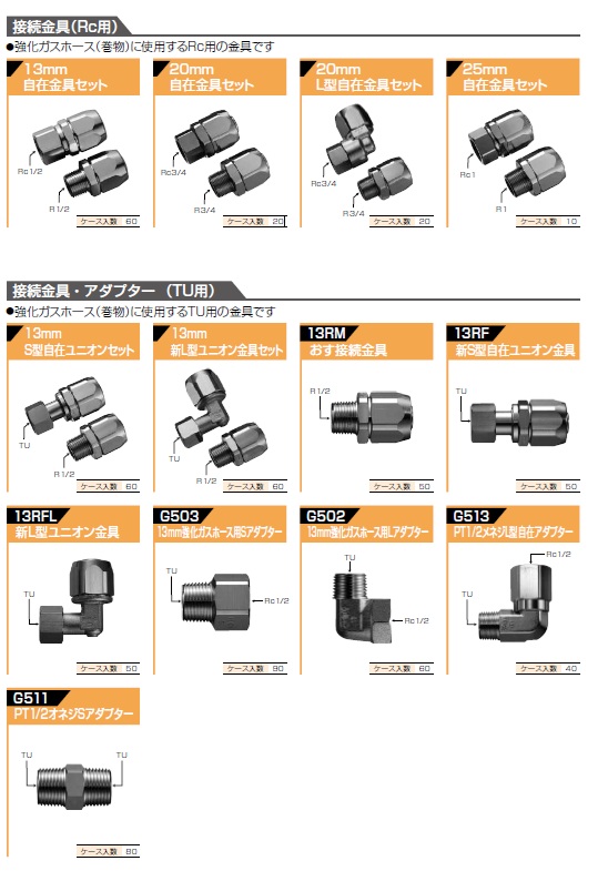 20mm自在金具セット - （関連部材｜ホース関連）：光陽産業株式会社
