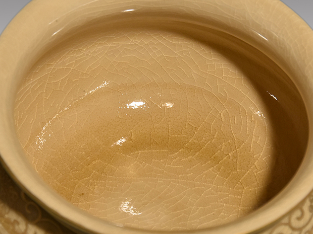 薩摩焼 桐唐草皆具 橋本陶正山（作) 共箱 而妙斎箱書 | 古美術ささき