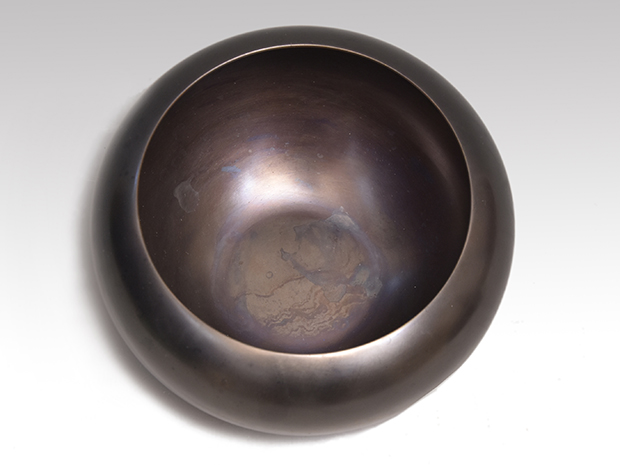 砂張(佐波理） 合子建水 一ノ瀬宗辰（作） 共箱 | 古美術ささき