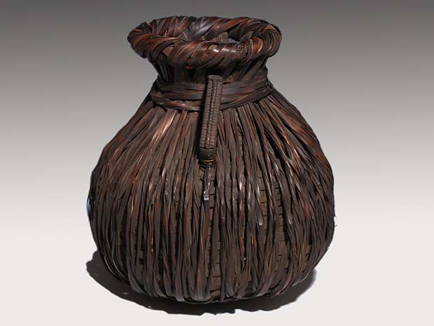 時代 耳付花籠・竹籃 | 古美術ささき