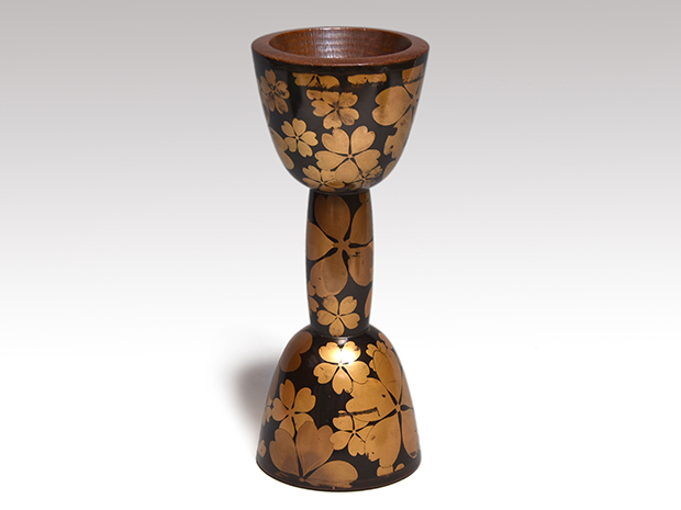 小鼓胴 桜蒔絵 江戸中期 | 古美術ささき