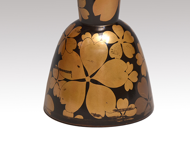 小鼓胴 桜蒔絵 江戸中期 | 古美術ささき