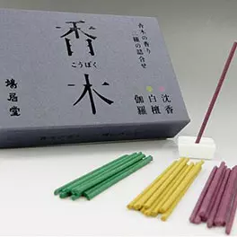鳩居堂のお香 香木の香り3種セット（伽羅・沈香・白檀アソート/香
