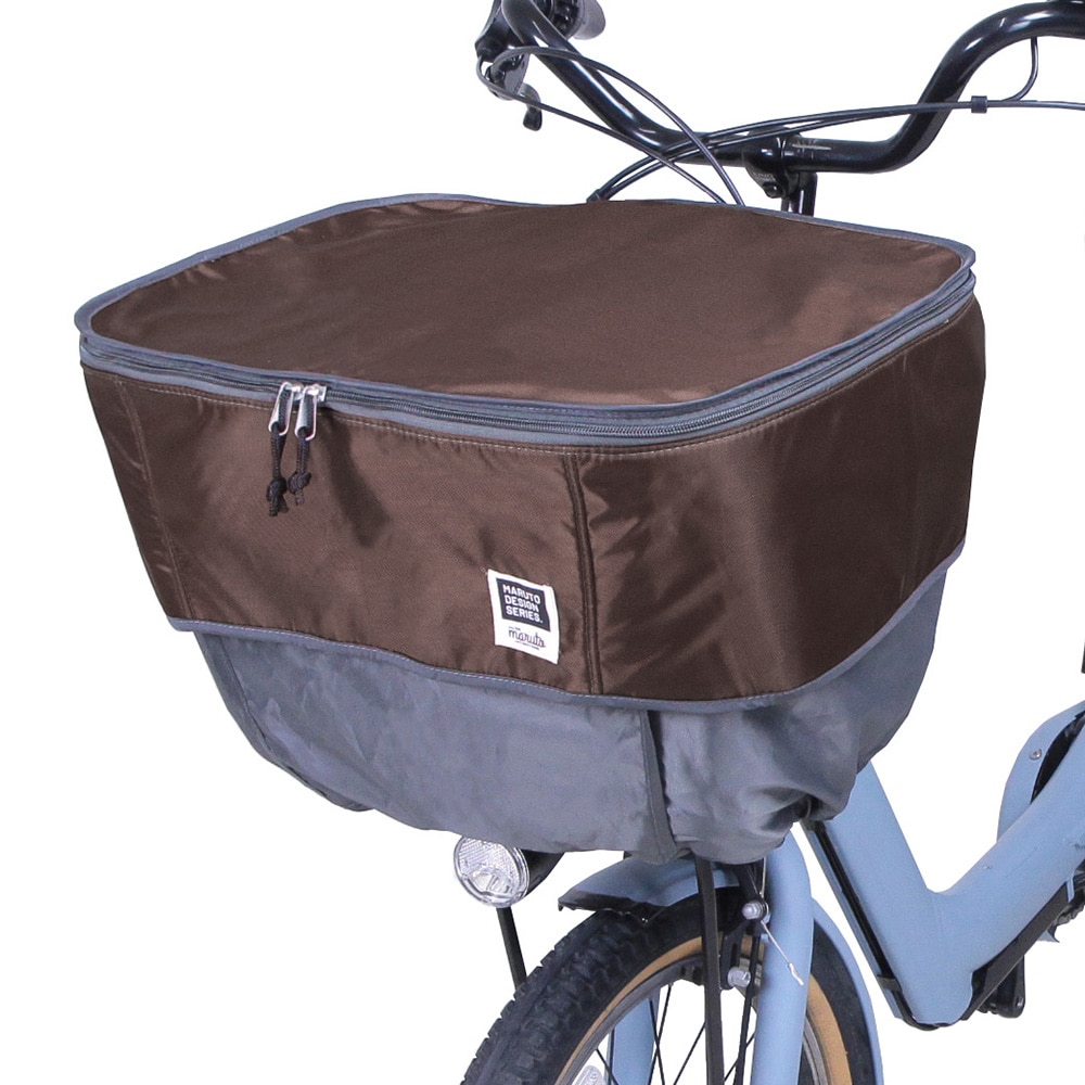 ピックアップ前カゴカバー2 ブラウン(ブラウン): カー・自転車