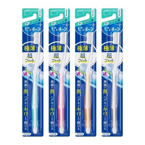 花王 ピュオーラ ハブラシ コンパクトスリム ［やわらかめ］ 1本 ※色