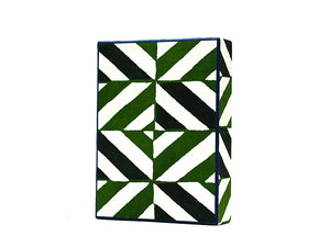 八尾和紙 文庫箱（中）万華鏡 緑 □桂樹舎 – 人形の鯉徳 オンライン