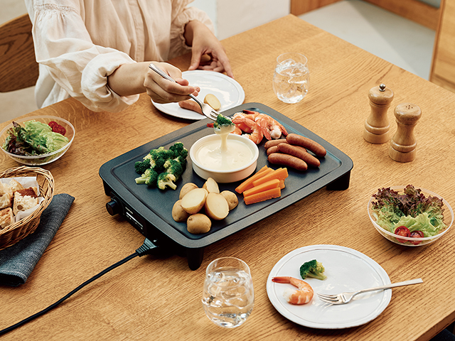 スマートクックプレート KHP-0901/K｜IH調理器／グリラーなど