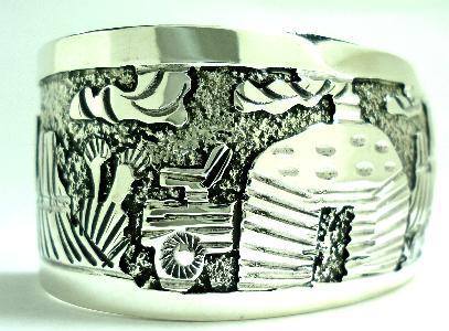 インディアンジュエリー シルバーブレスレット・バングル