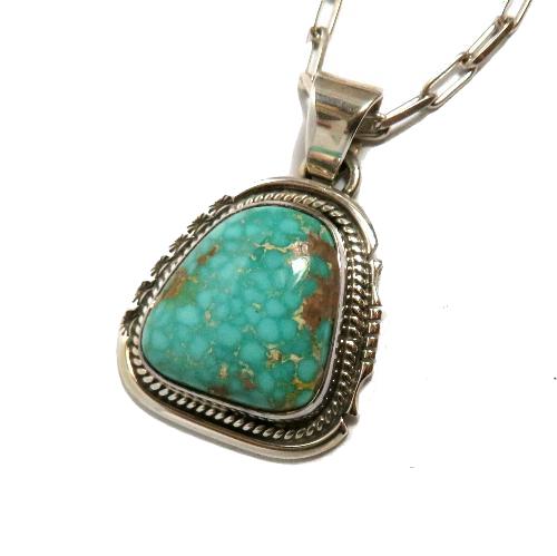ターコイズ ペンダント インディアンジュエリー ナバホ族、ターコイズ