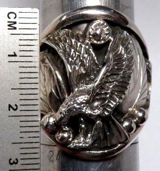 ナバホ族製作のリング ナバホ作のリング Tom Hawk（トムホーク）作