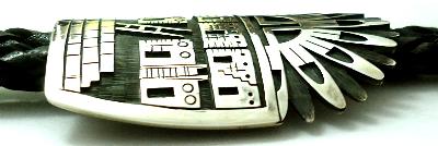 インディアンジュエリー ホピ族製作のボロタイ・ループタイ