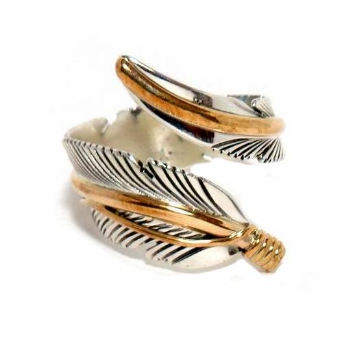 フェザーリング、インディアンジュエリー、羽型ジュエリー、Harvey Mace