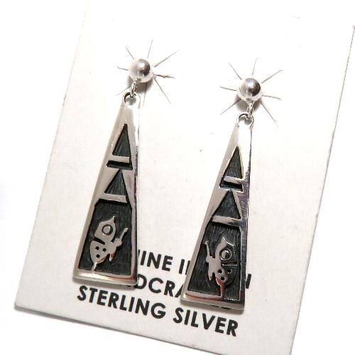 インディアン,ジュエリー ホピ ピアス