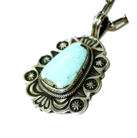 Gary Reeves ゲーリーリーブス作のドライクリークターコイズペンダント