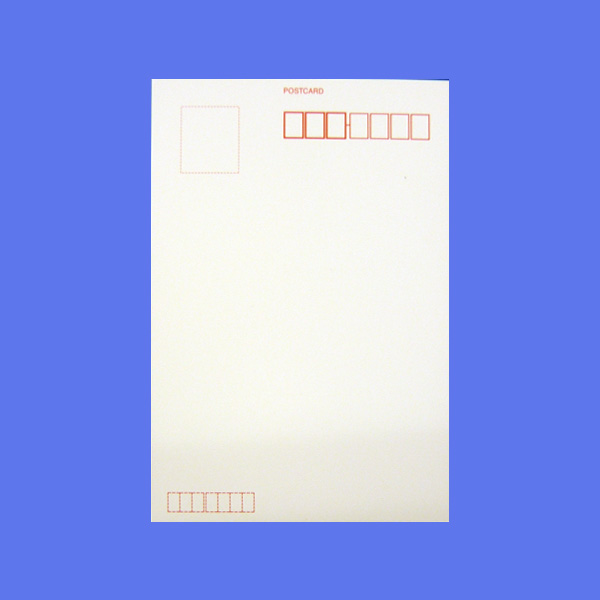 インクジェットプリンタ用はがき用紙マット紙厚手〒番号枠付50枚