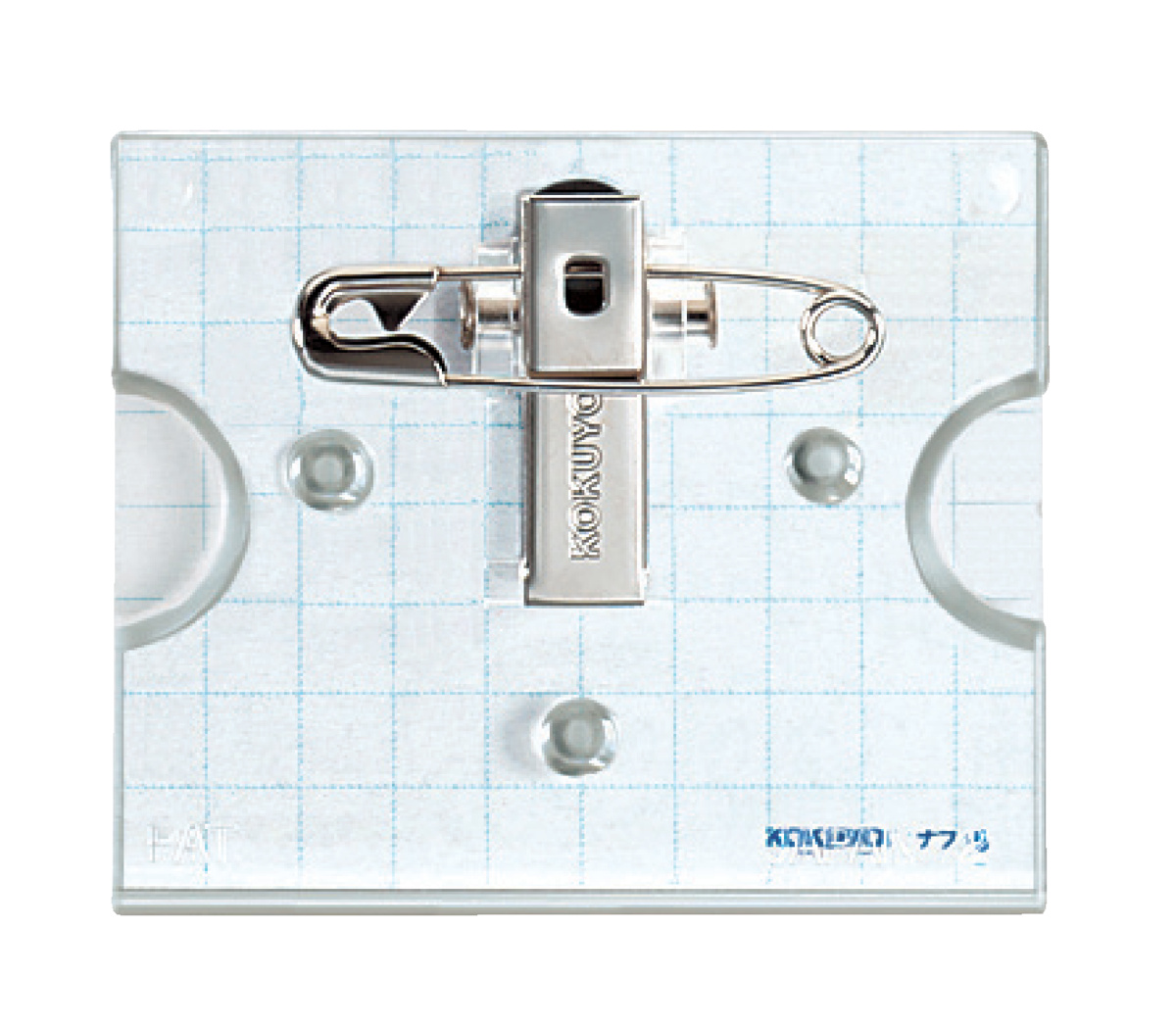 U型名札安全ピンクリップ両用型寸法40x50｜文具｜コクヨ