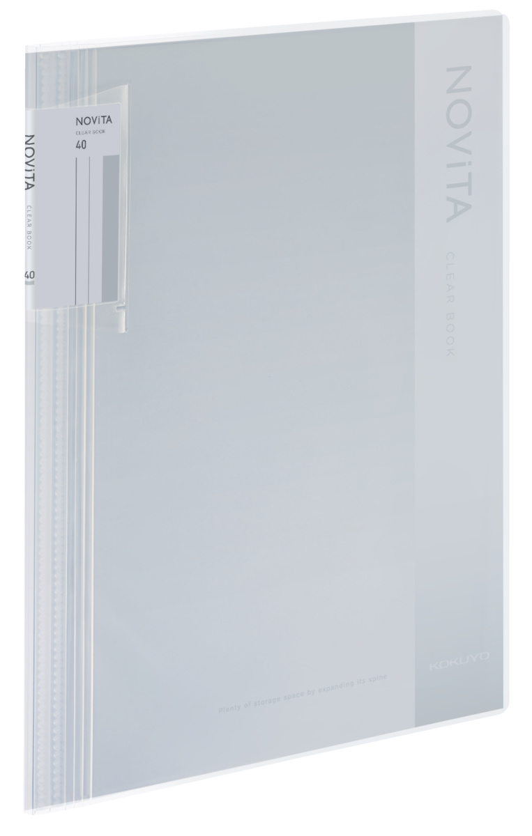 ノビータ クリヤーブック A4-S 40枚 透明｜文具｜コクヨ
