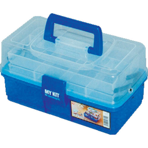 IRIS 小物ケース マイキット 370×200×180 ブラック＿ の