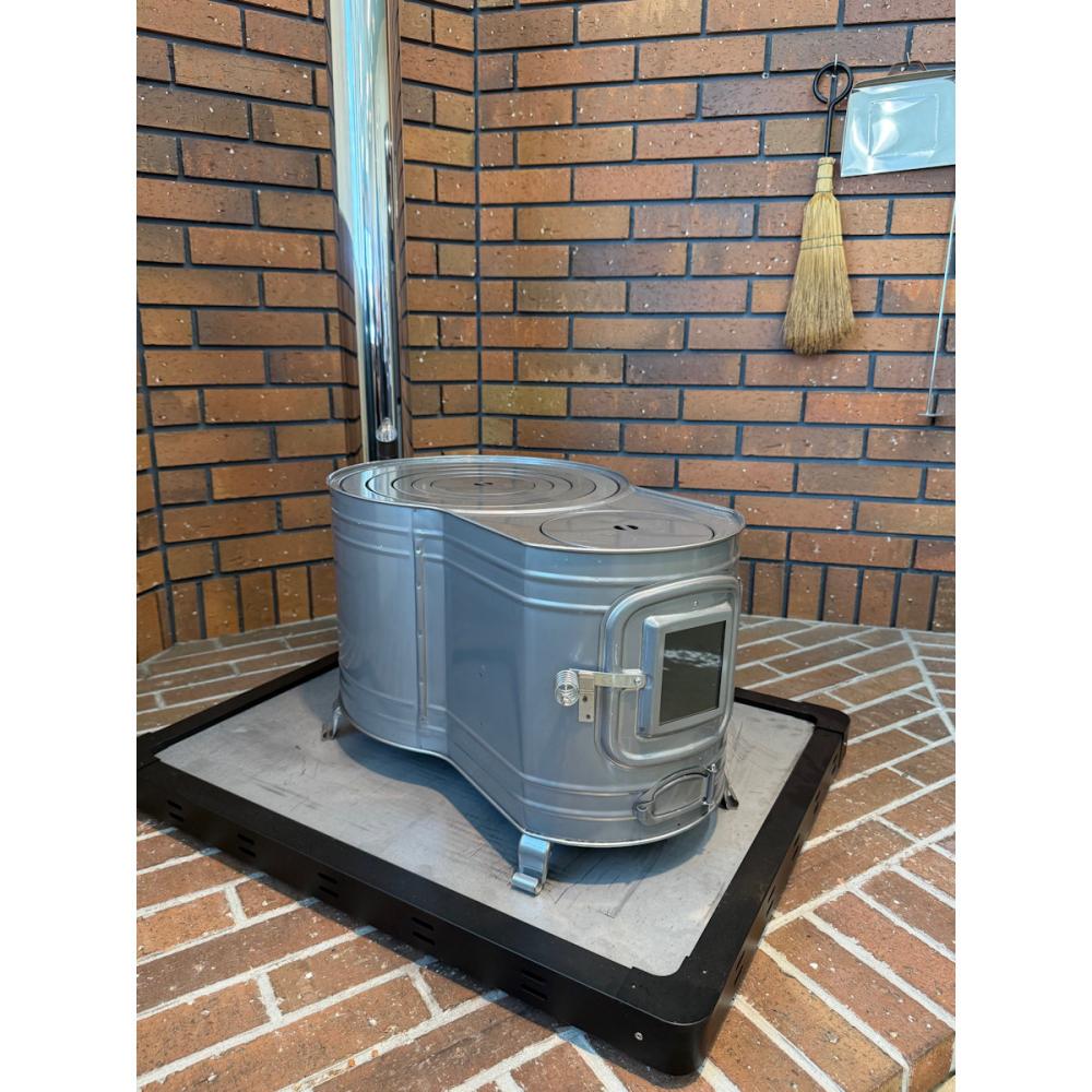 ホンマ製作所 時計型ストーブ 鋼板 窓付き AF－60 の通販