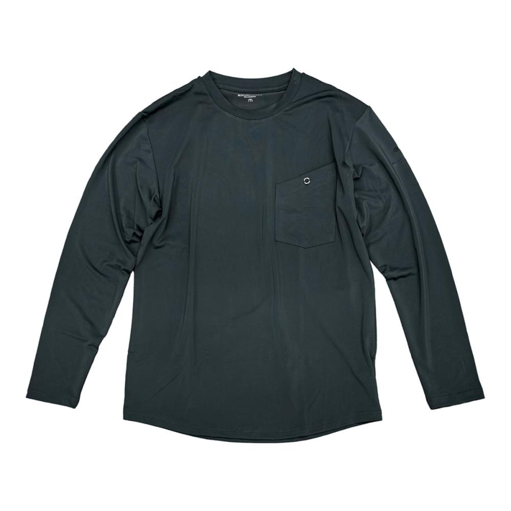 ボクエア 長袖Tシャツ クルーネック チャコール L 3106 の通販