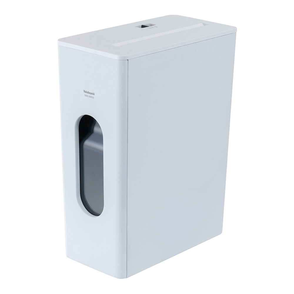 ナカバヤシ 静音シュレッダー マイクロカット グレー NSE