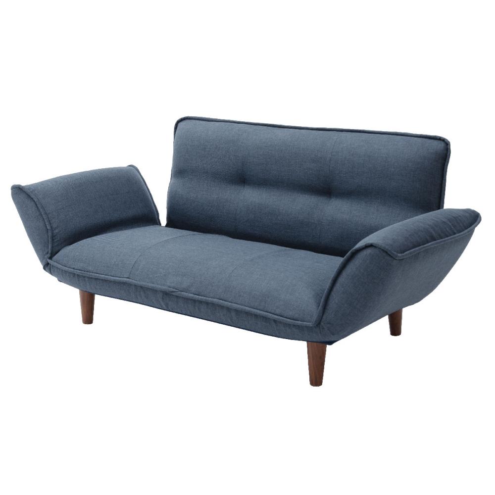 セルタン カウチソファ 2人掛け デニム調インディゴブルー A01p