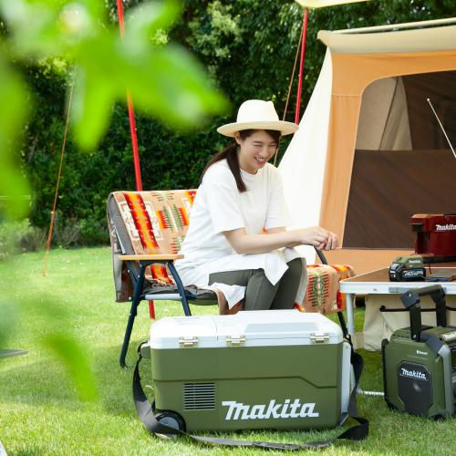 マキタ 40Vmax・18V対応 充電式保冷温庫（本体のみ）オリーブ