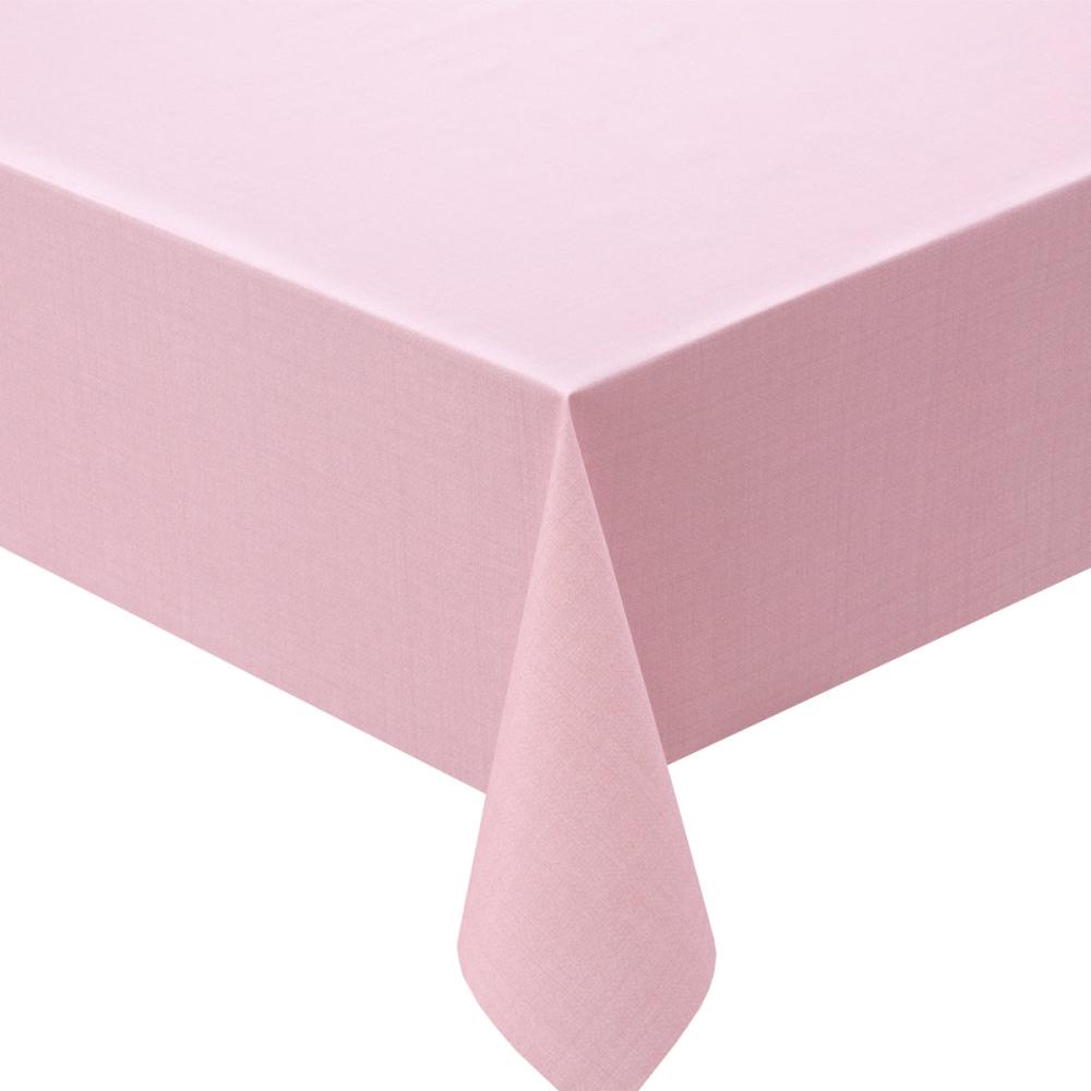 明和グラビア 抗ウィルス・抗菌テーブルクロス 無地 ピンク NFV