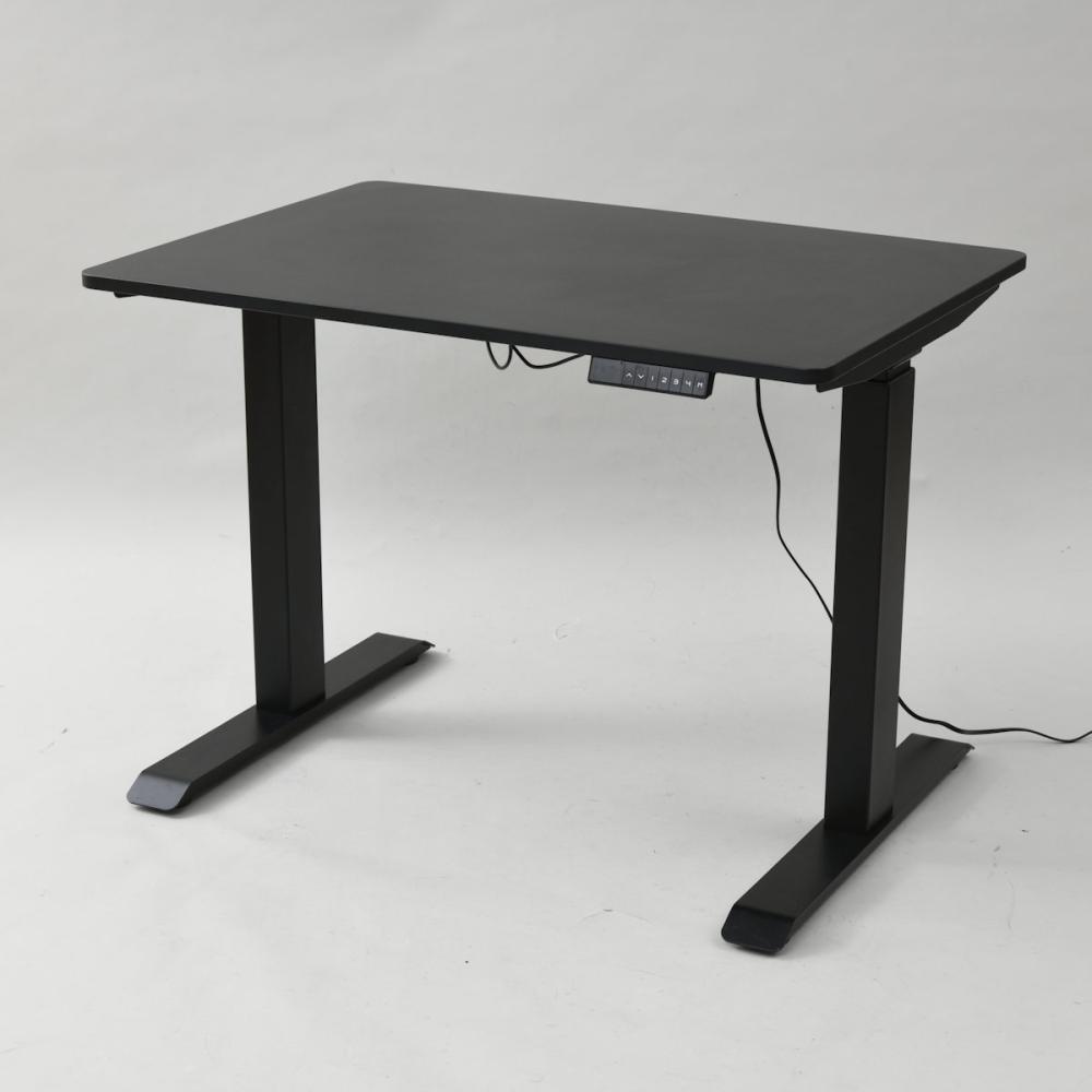 電動昇降デスク 幅100×高さ71～117×奥行70cm ブラック